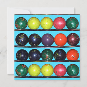 Bowling Blitz Invitation