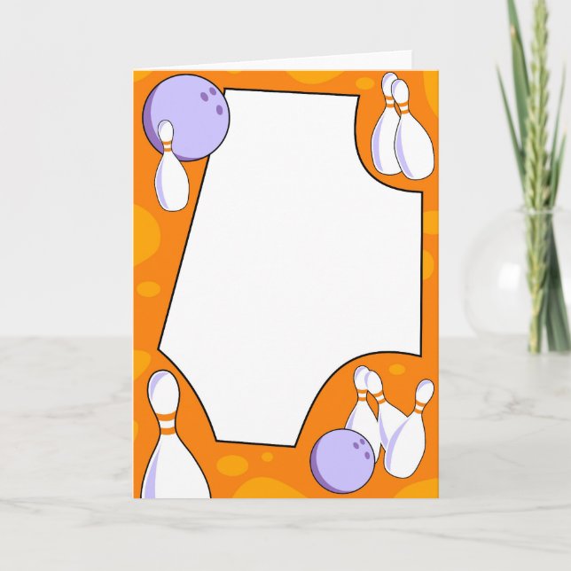 Bowling Border Card (Front)