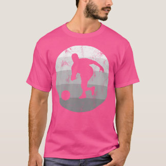 Bowling Bowler Circle Silhouette For Men Or Boys T-Shirt