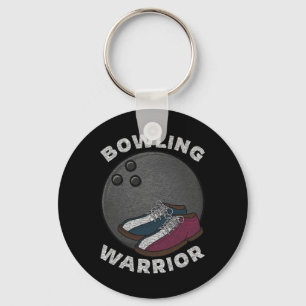Bowling Bowler Funny Saying Vintage Graphic  Key Ring