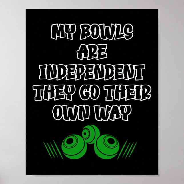 Bowling Bowls  Poster (Front)