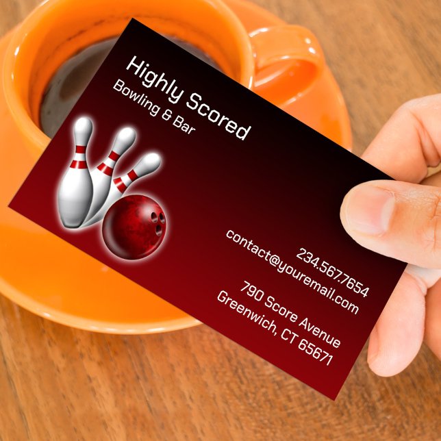 Bowling Business Card (Creator Uploaded)