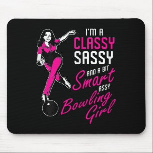 Bowling Byll Game Pins Funny Bowl Sports Perfect G Mouse Pad