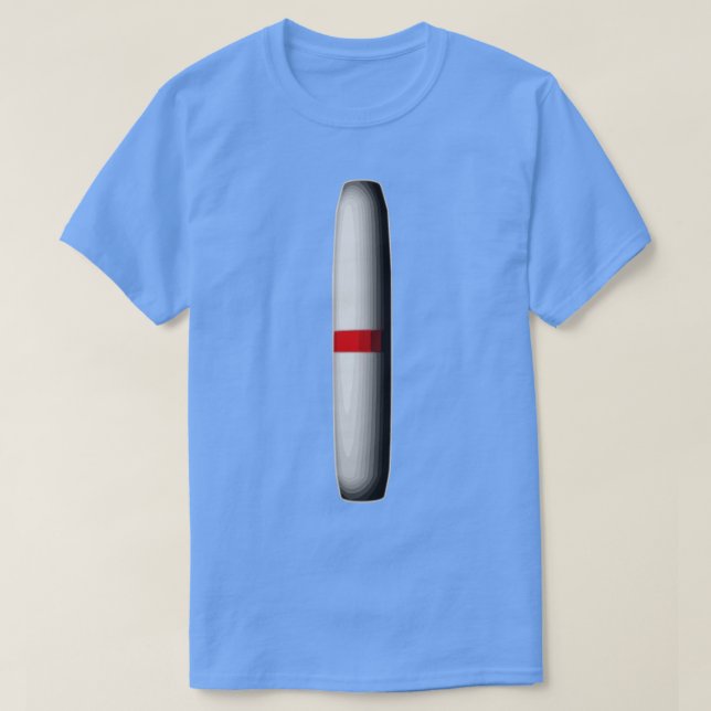 Bowling Candlepin  T-Shirt (Design Front)