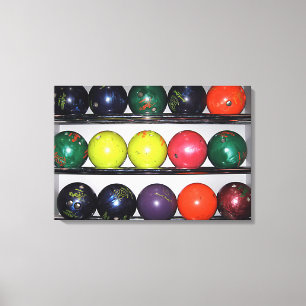 Bowling Canvas Print