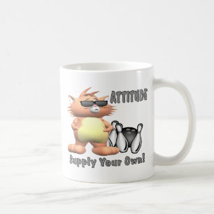 Bowling Cat: Attitude Coffee Mug