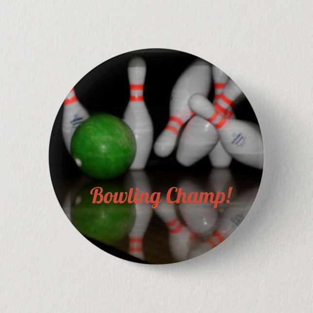 Bowling Champ Button (Front)