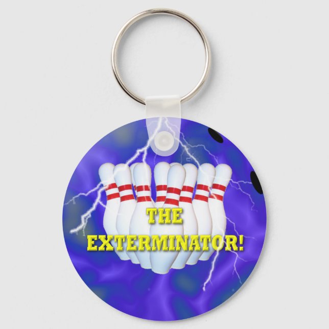 Bowling Champ Keychain (Front)