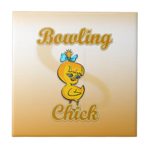 Bowling Chick Tile