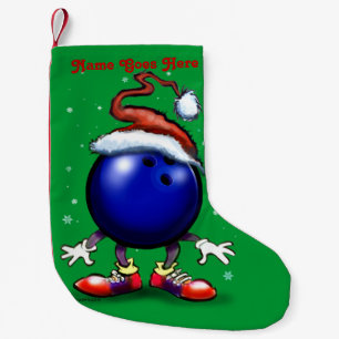 Bowling Christmas Small Christmas Stocking