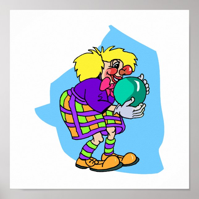 Bowling Clown Poster (Front)