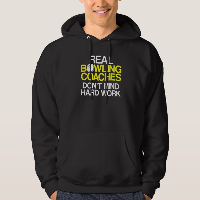 Bowling Coach Player Team Instructor  40 Hoodie (Front)