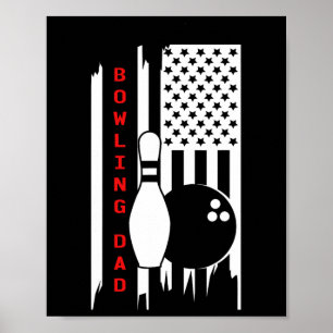Bowling Dad Bowling Apparel - Bowling Poster