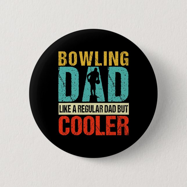 Bowling Dad Funny Bowlers Spare Bowling Pin Strike (Front)
