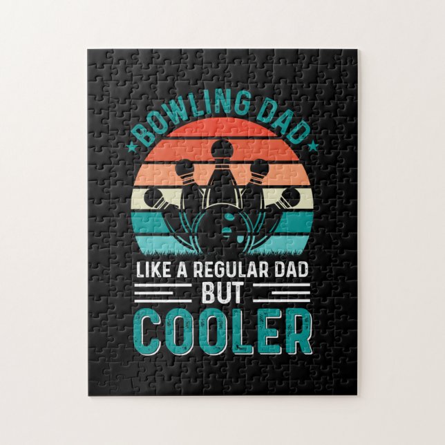 Bowling Dad Jigsaw Puzzle (Vertical)