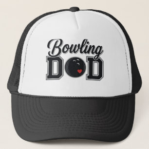 Bowling Dad Vintage Engraving Shirt Design_1 Trucker Hat