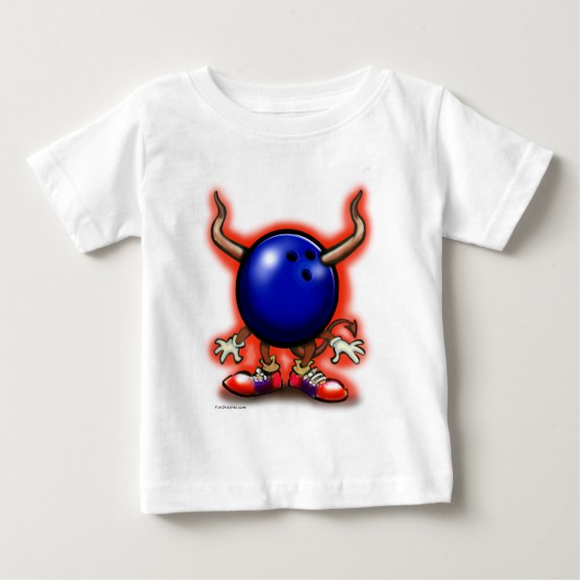 Bowling Demon Baby T-Shirt (Front)