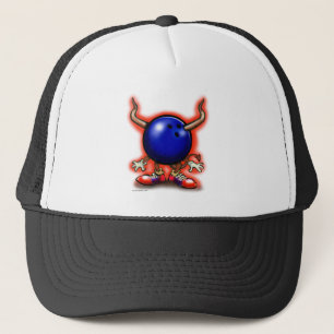 Bowling Demon Trucker Hat