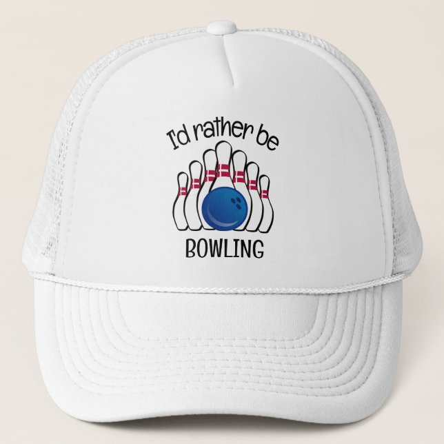 Bowling Design Hat (Front)