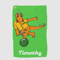 Bowling Dinosaur Cartoon Personalised Bowlers