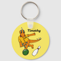 Bowling Dinosaur Cartoon Personalised Bowlers
