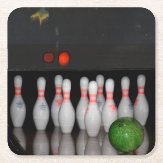 Bowling Drink Coaster (Front)