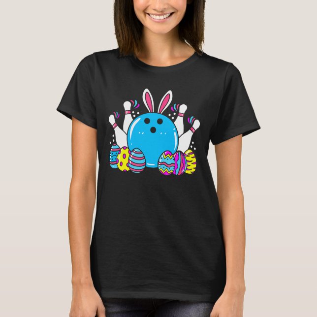Bowling Easter Eggs Bunny Egg 2020 For Kids Boys G T-Shirt (Front)