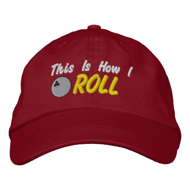 Bowling Embroidered Hat (Front)