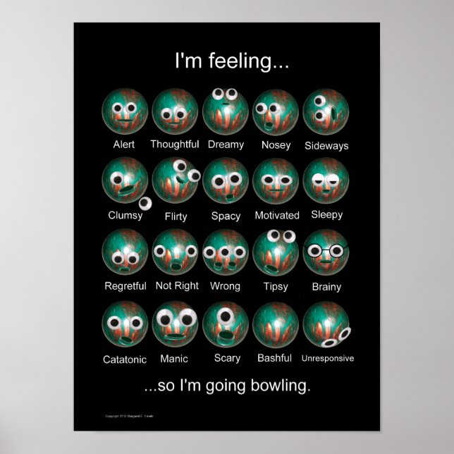 Bowling Emotions Poster (Front)