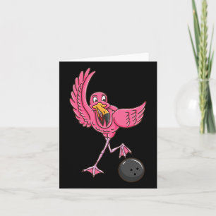 Bowling Flamingo 1 Card