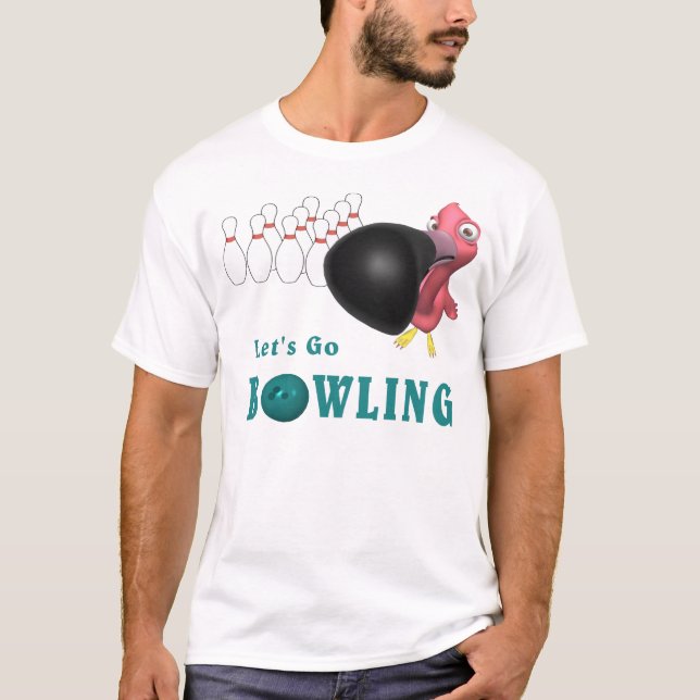 Bowling Flamingo T-Shirt (Front)