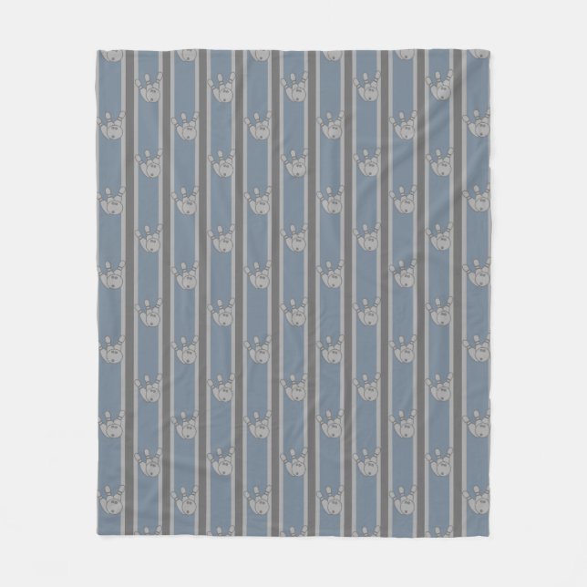 Bowling Fleece Blanket (Front)