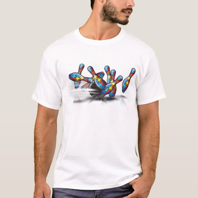 Bowling For Autism T-Shirt (Front)