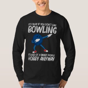 Bowling For Men Women Dabbing Ball Lawn Bowl Candl T-Shirt