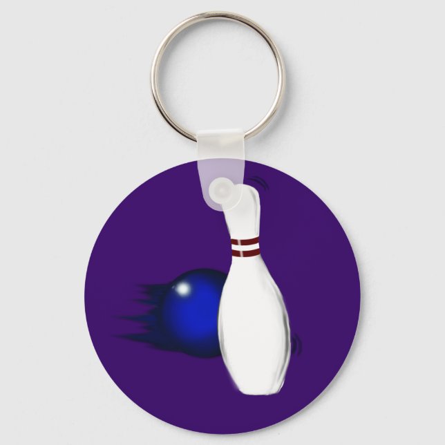 BOWLING Gear for Bowlers Collection Key Ring (Front)
