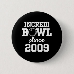 Bowling Gift for 13 Year Old Bowler 2009 13th Birt 6 Cm Round Badge