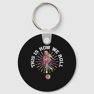 Bowling Girl 1 Key Ring