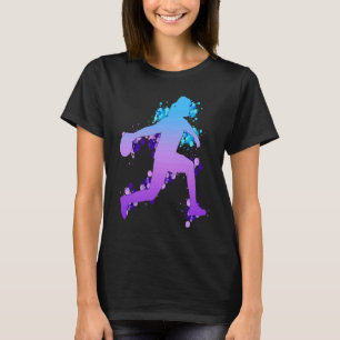 Bowling Girl Ball Pin Bowler Strike Bowling Team B T-Shirt