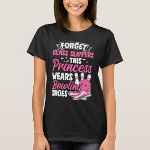 Bowling Girl Princess Pin Bowler Strike Bowling Fa T-Shirt