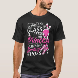 Bowling Girl Princess Pin Bowler Strike Bowling Te T-Shirt