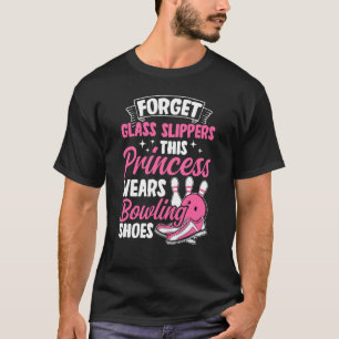 Bowling Girl Princess Pin Bowler Strike Team Bowli T-Shirt