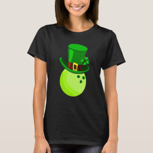 Bowling Hat Leprechaun St Patricks Day Men Women K T-Shirt