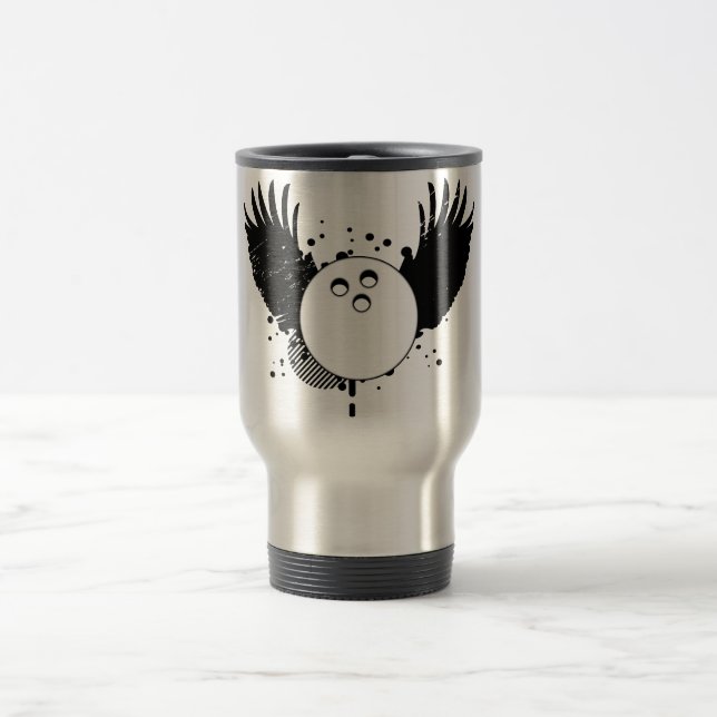 bowling : hi-fi travel mug (Center)