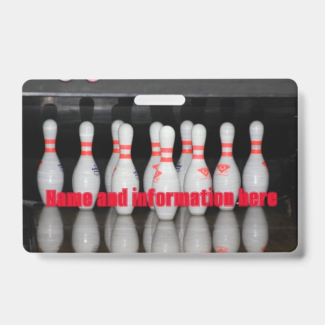 Bowling ID Badge (Front)