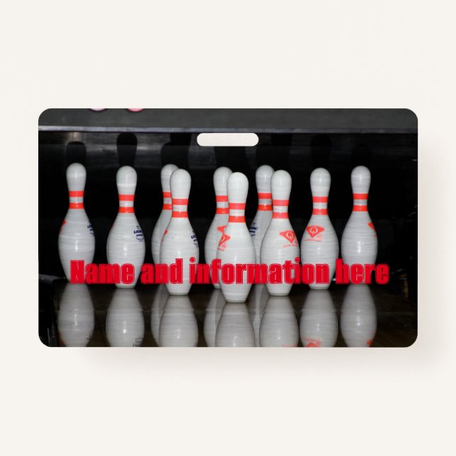 Bowling ID Badge (Front)