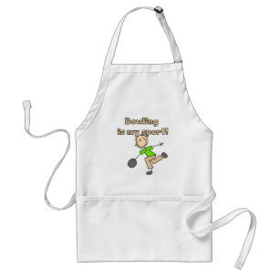 Bowling is my Sport Tshirts and Gifts Standard Apron