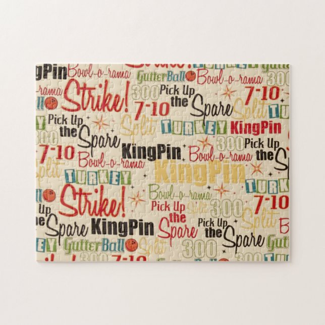 Bowling Is Right Up My Alley Jigsaw Puzzle (Horizontal)