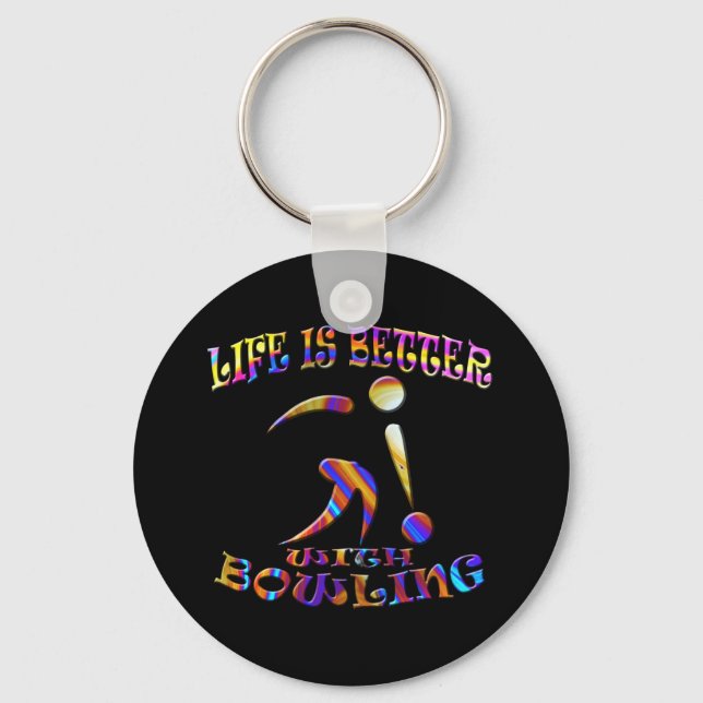 Bowling Key Ring (Front)