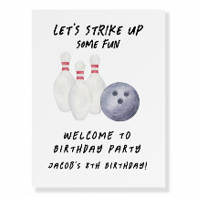 Bowling Kids Birthday Party