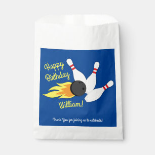 Bowling Kids Birthday Party Cute Sports Favour Bags